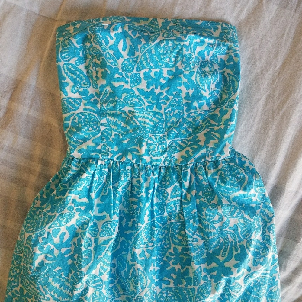 Lilly Pulitzer XS Strapless Dress